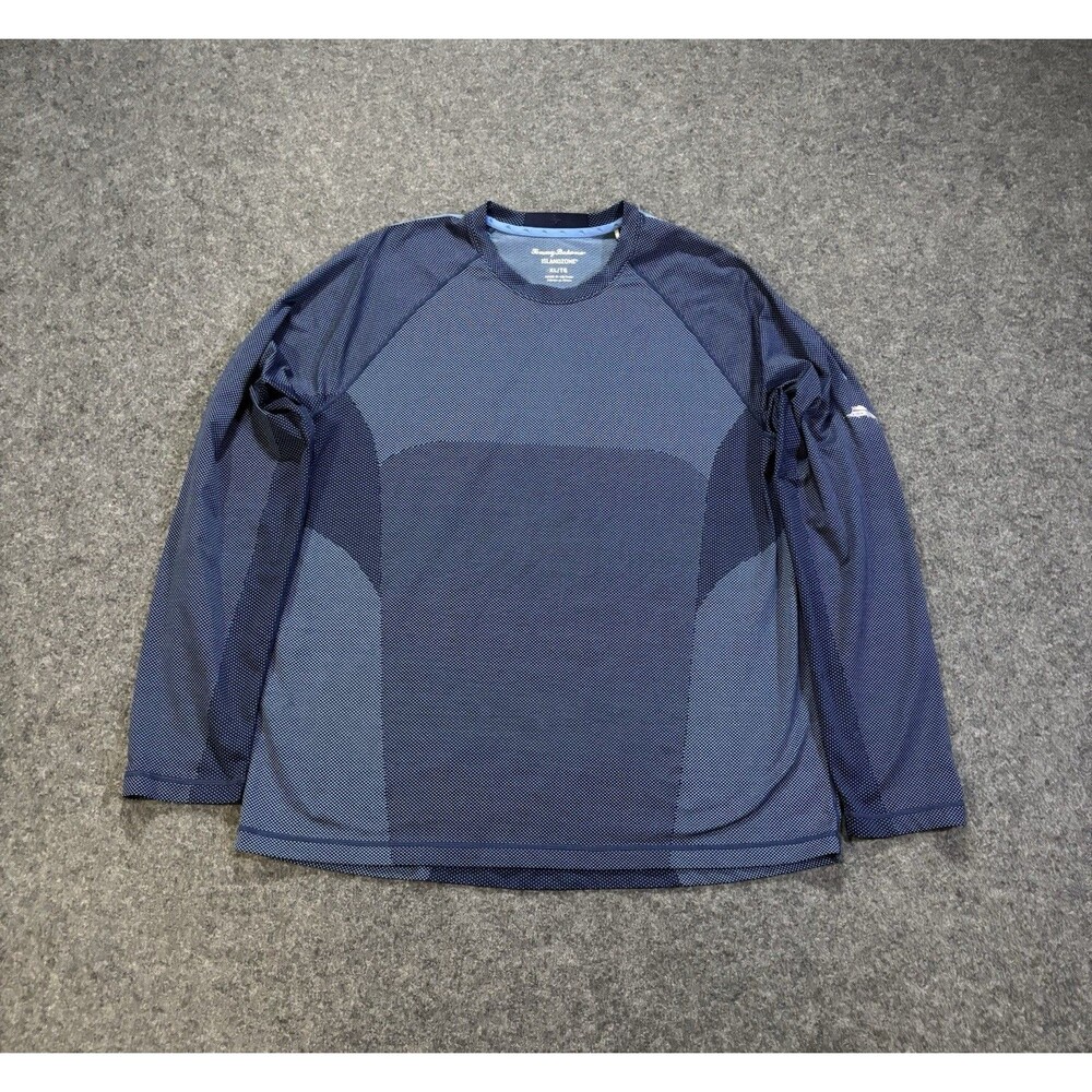 Tommy Bahama Shirt Men’s Size XL Long Sleeve Performance Islandzone Blue